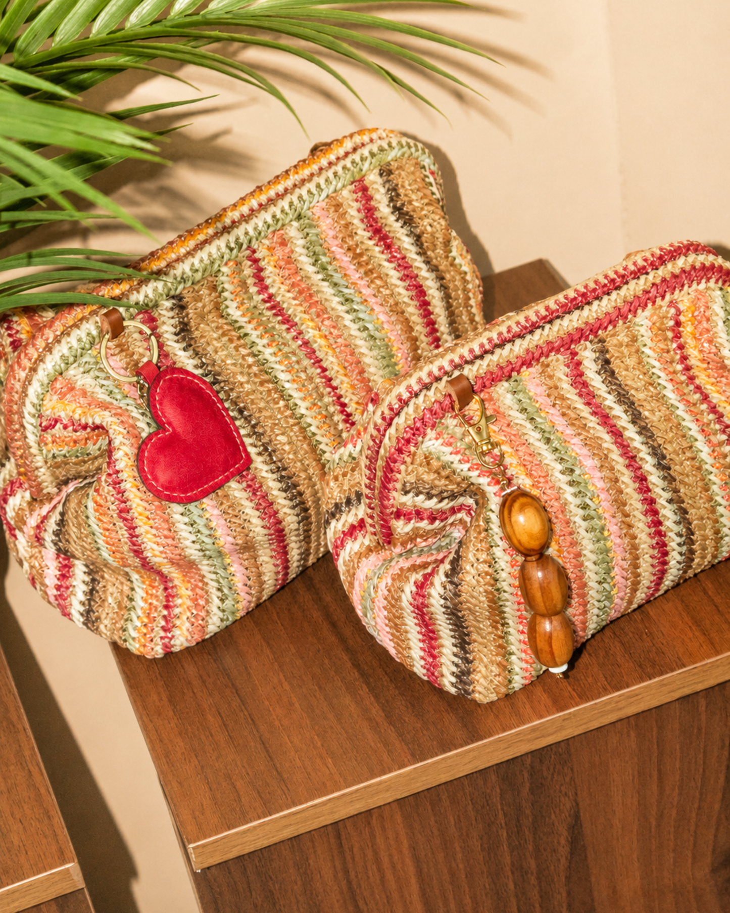 Sunset Breeze charm Clutch large