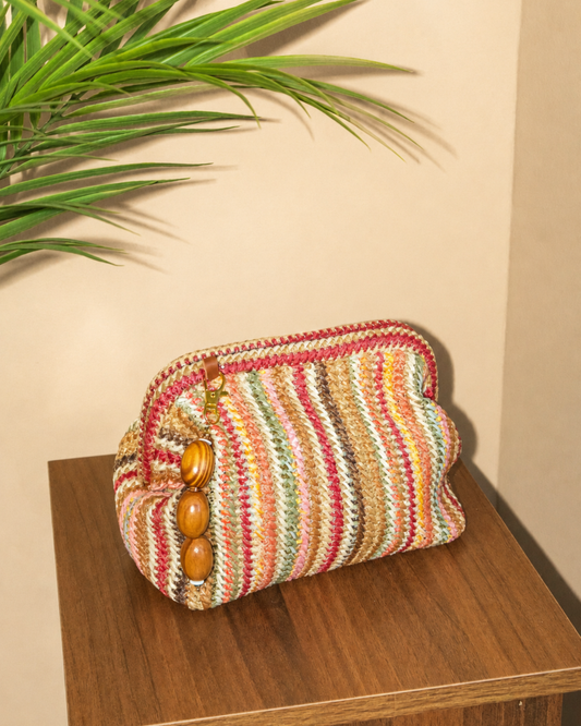 Sunset Breeze charm Clutch large